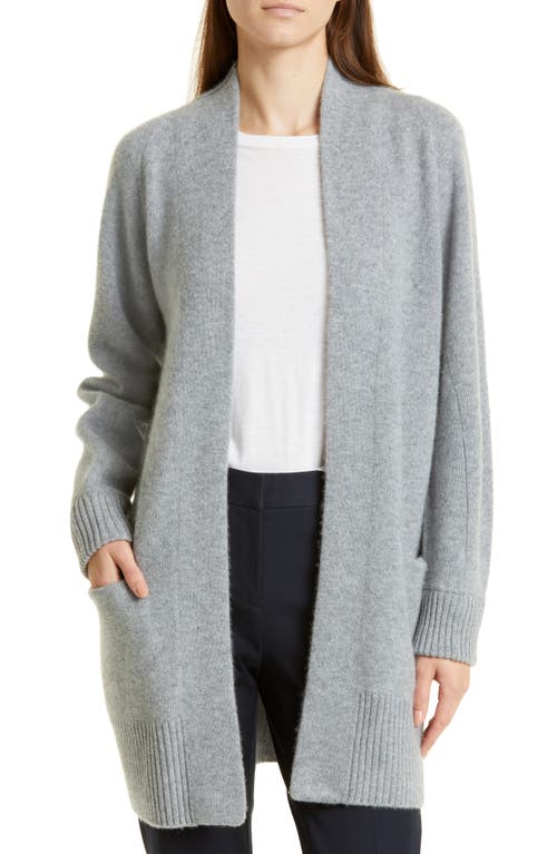 Vince Shawl Collar Cashmere Cardigan in Med H Grey