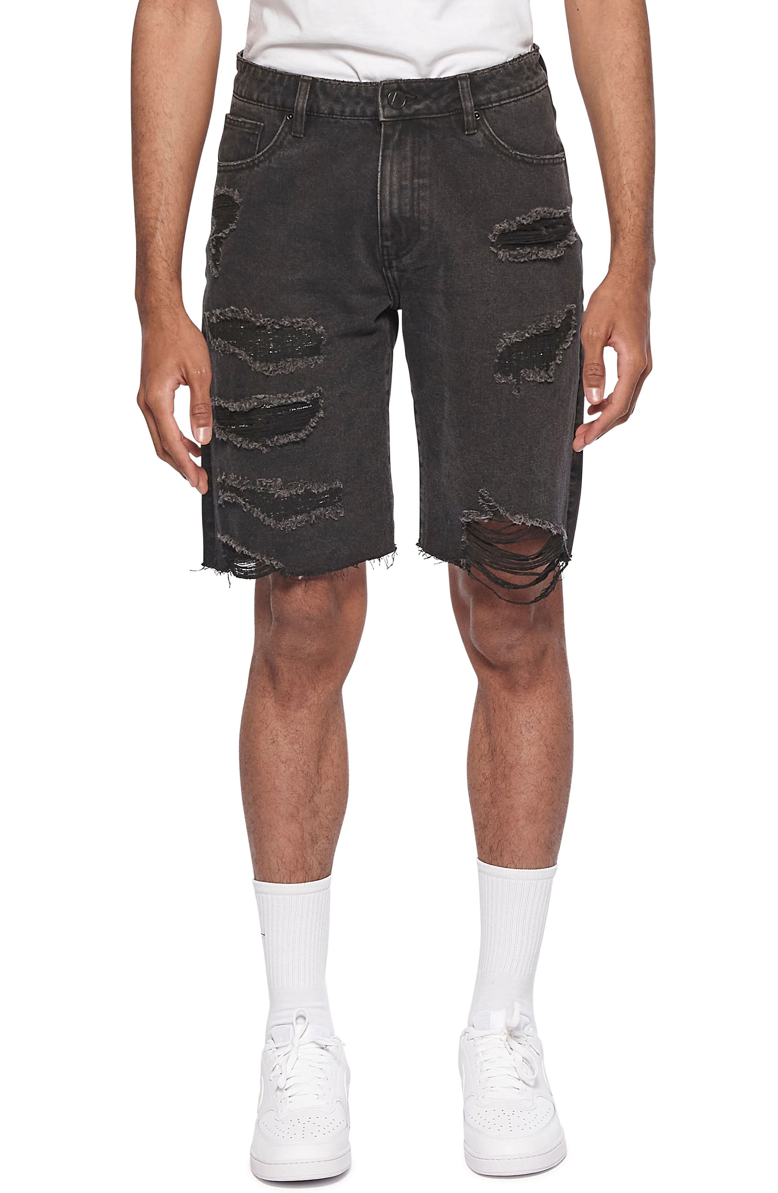 elevenparis Distressed Denim Shorts 