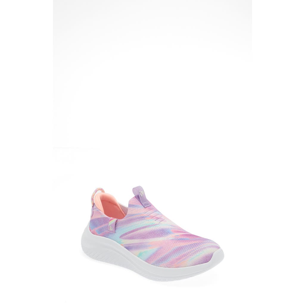 Skechers Kids' Ultra Flex 3.0 Washable Slip-on Sneaker In Lavender/multi