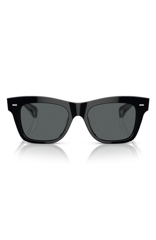 Oliver Peoples Ms Oliver Acetate Square Sunglasses In Black Polarized