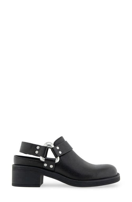Aerosoles Maya Slingback Mule In Black Leather
