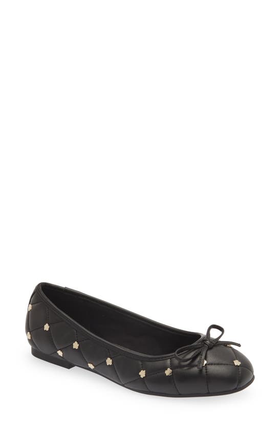 TED BAKER LIBBAN QUILTED BALLERINA FLAT
