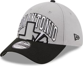 New Era Men's New Era Gray/Black San Antonio Spurs Tip-Off Two-Tone  39THIRTY Flex Hat | Nordstrom