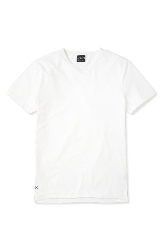 CUTS CUTS AO SPLIT HEM T-SHIRT