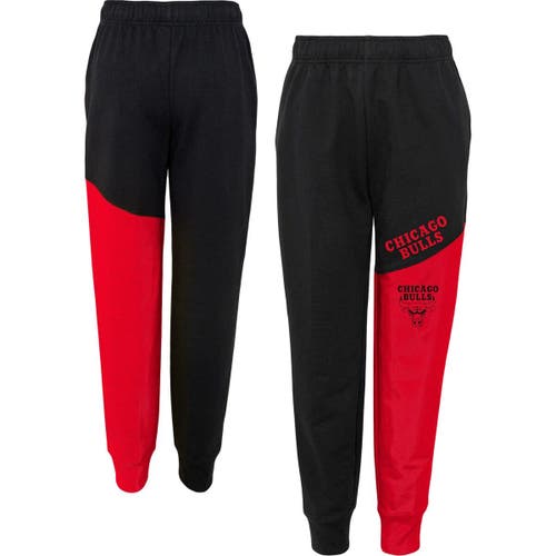 Outerstuff Youth Black/Red Chicago Bulls Superior Split Pants