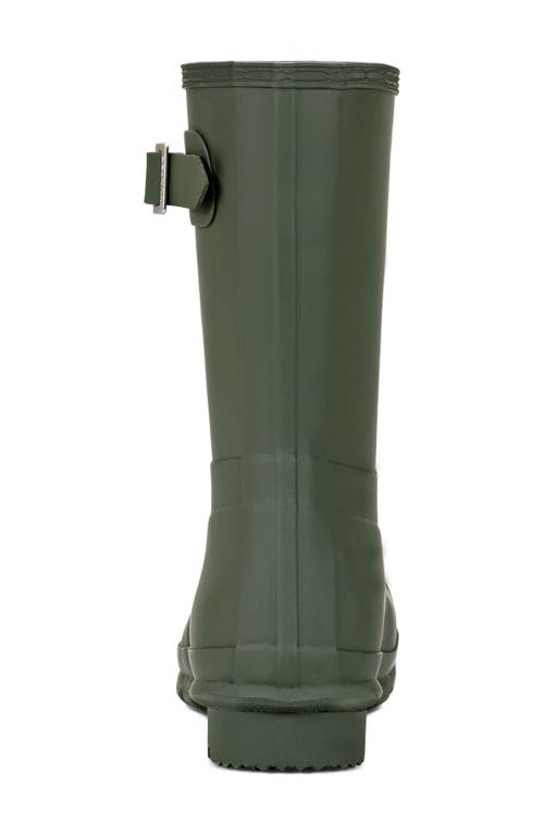 Hunter Original Tall Side Adjustable Mens Wellies In Dark Olive