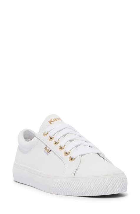 All white keds women's best sale