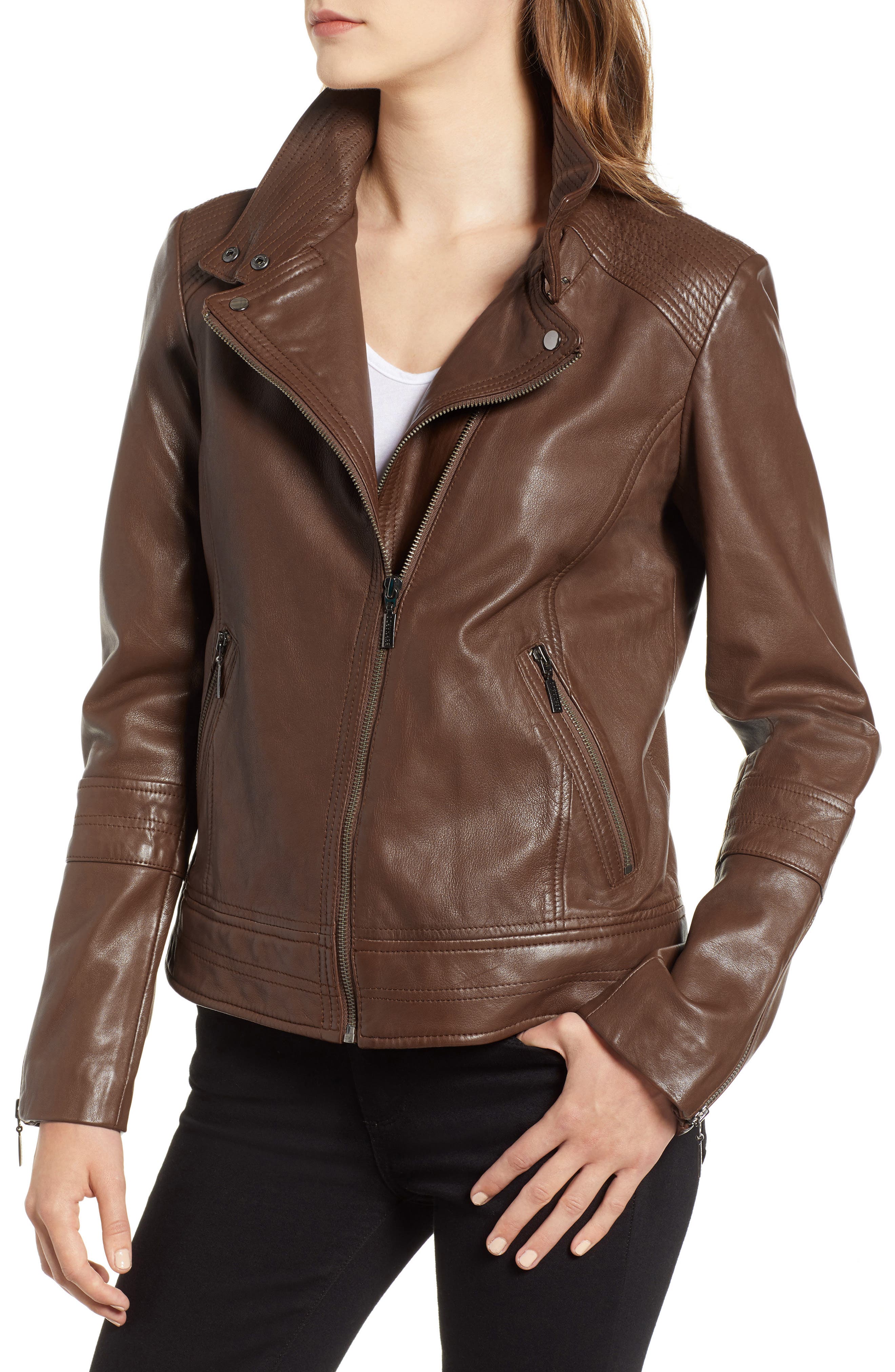 Bernardo | Leather Moto Jacket | Nordstrom Rack