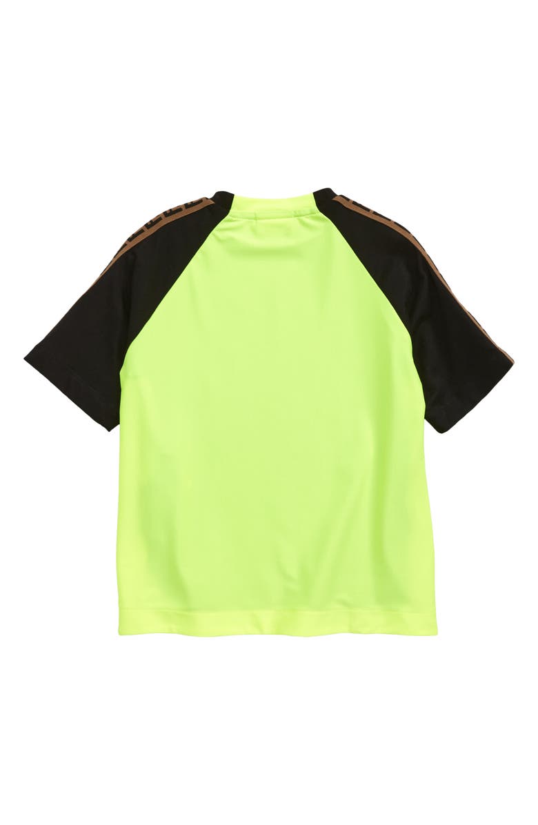 Fendi Neon Logo T-Shirt, Alternate, color, 