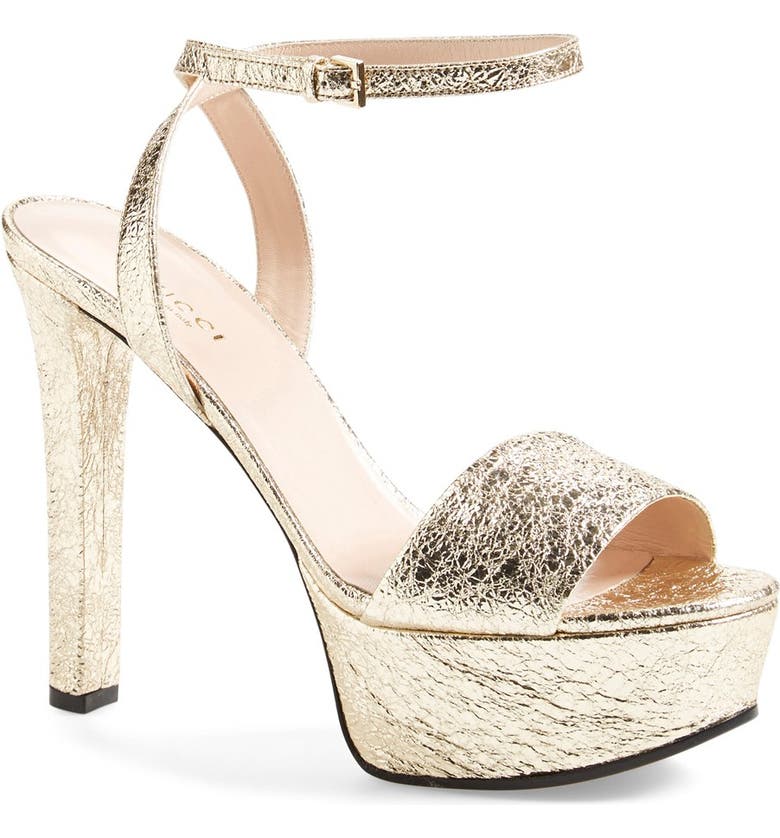 Gucci 'Leila' Ankle Strap Platform Sandal (Women) | Nordstrom