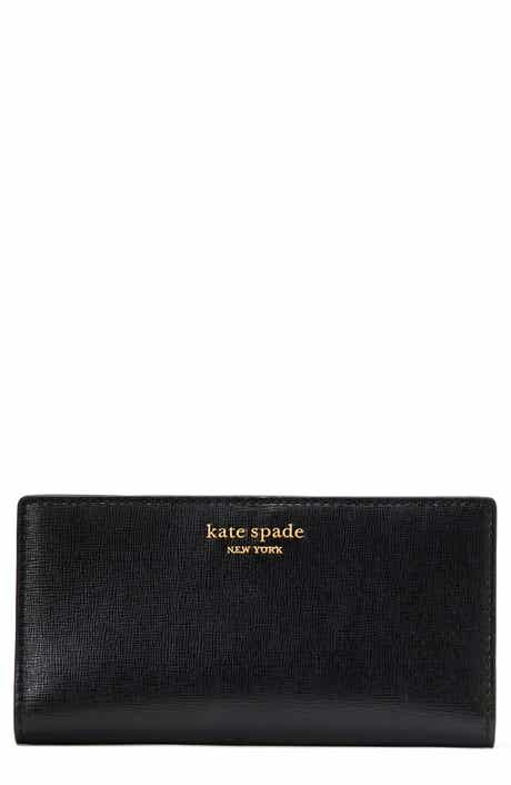 kate spade new york morgan embellished bow saffiano leather wallet |  Nordstrom
