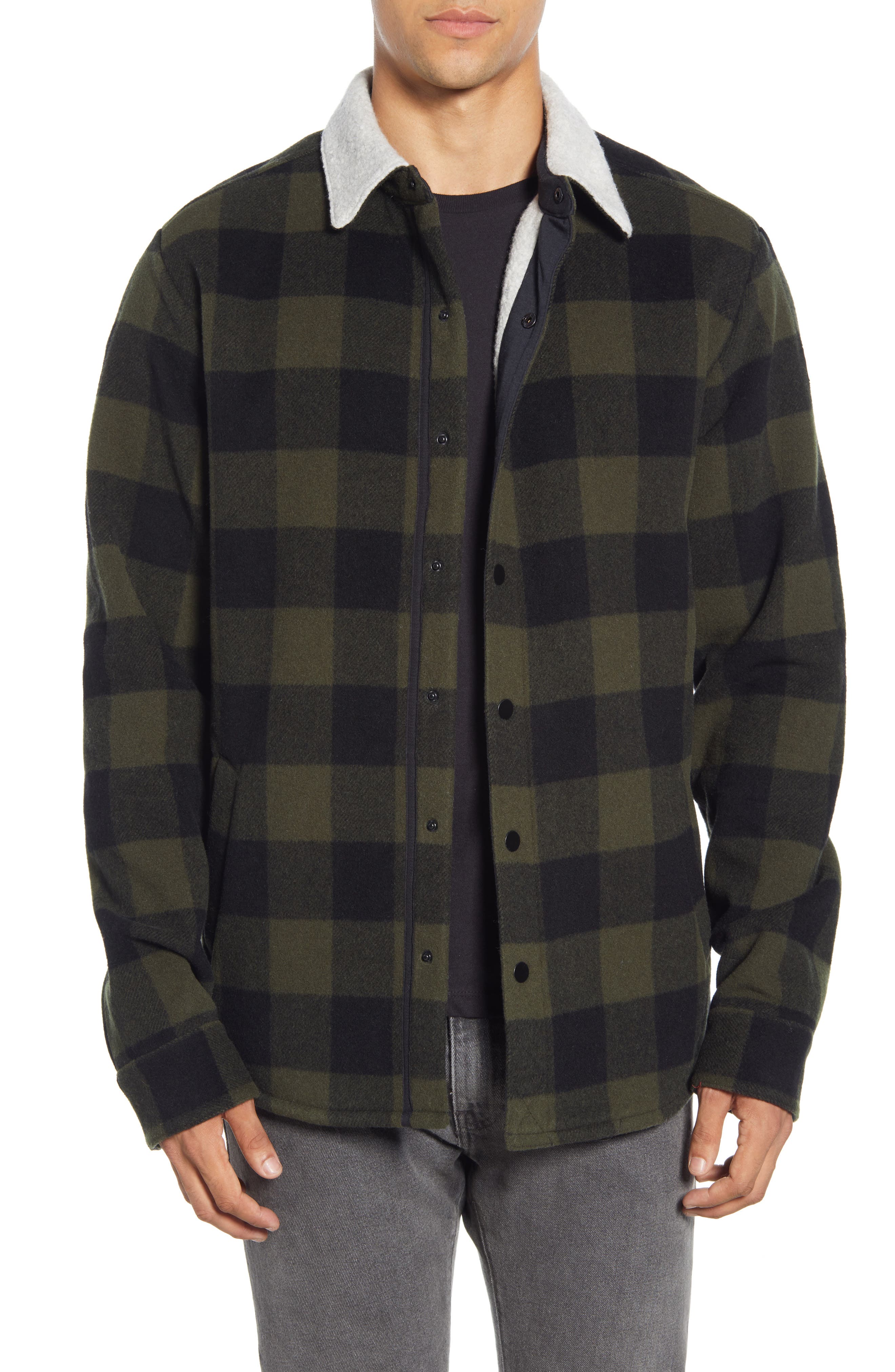 Alex Costa Bp Plaid Flannel Shirt Jacket X Alex Costa Brushed