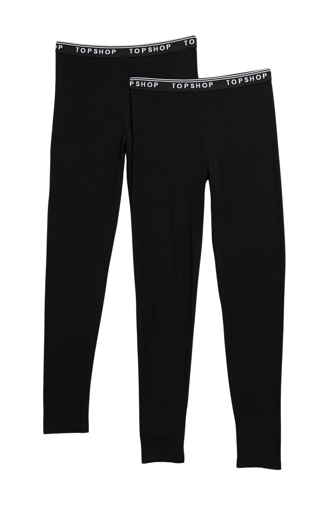 Topshop Branded Leggings - Pack of 2 