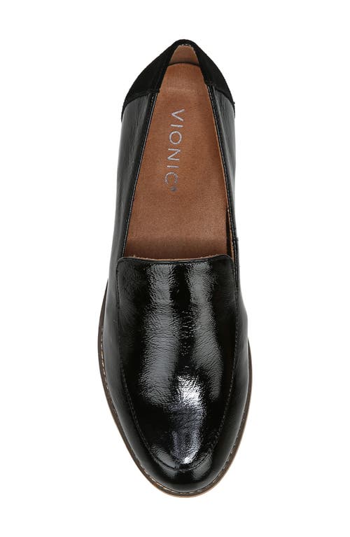 Shop Vionic Kensley Loafer In Black/white Sole