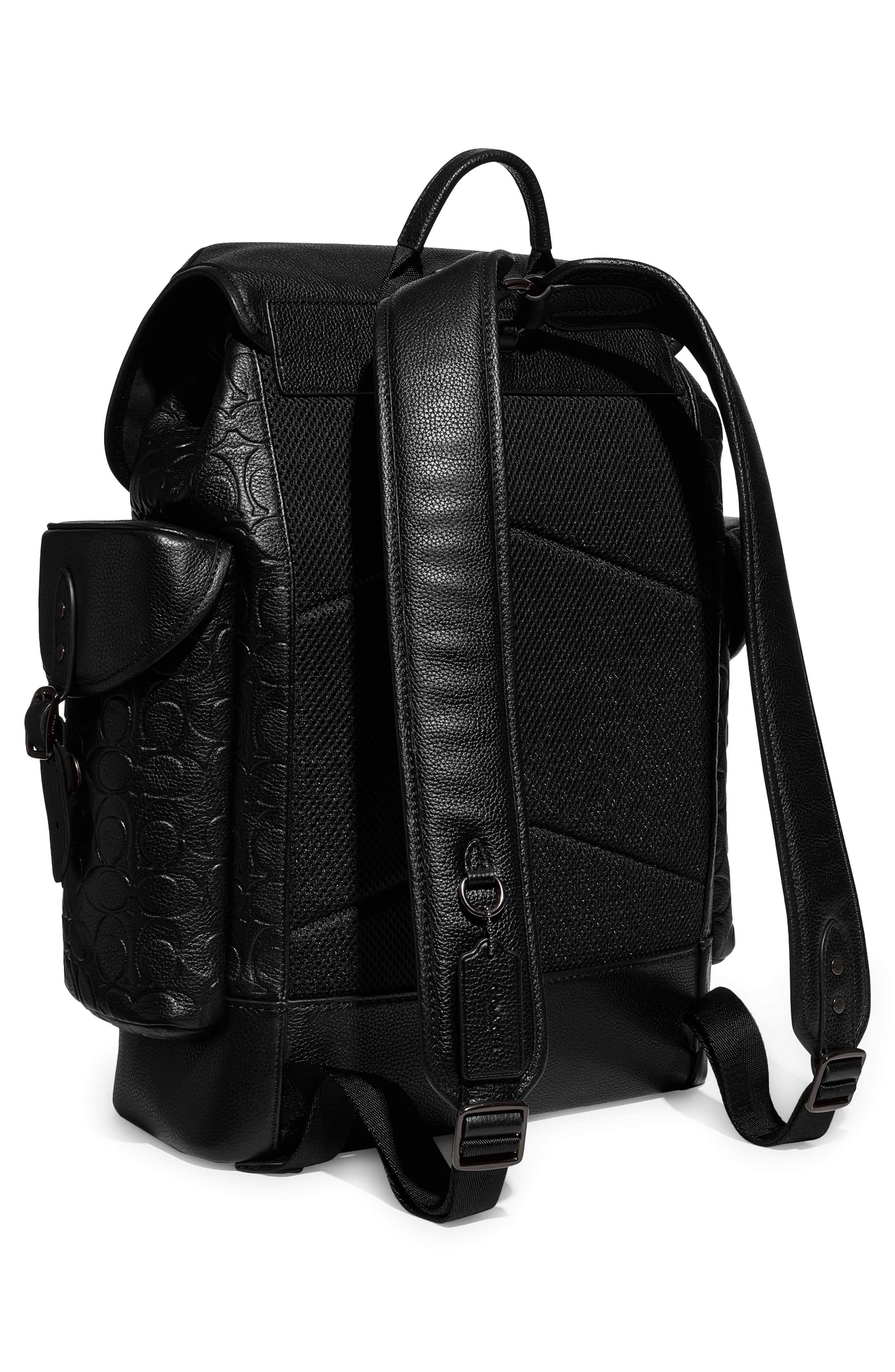 COACH Hitch Signature Leather Backpack Nordstrom