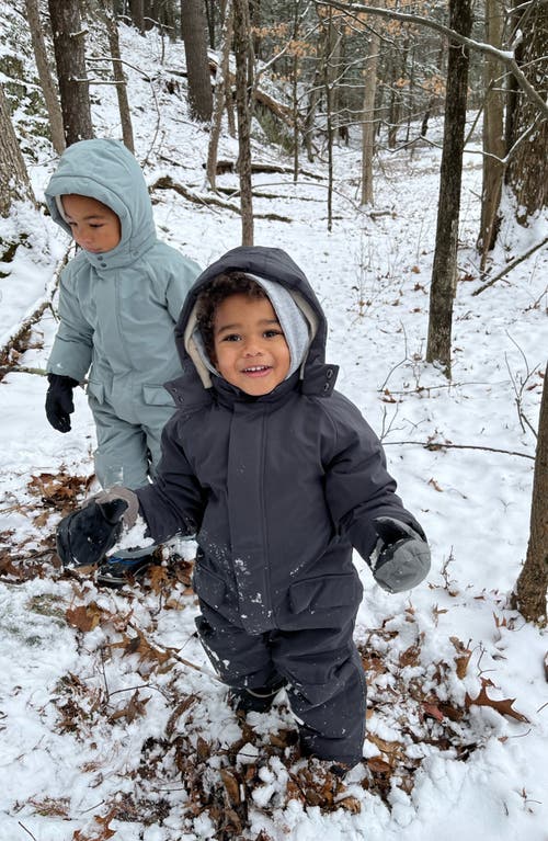 7 A.m. Enfant Grand Benji Snowsuit In Smokey Grey