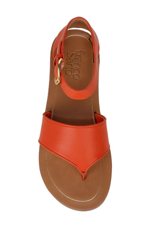 Shop Franco Sarto Ruth Ankle Strap Sandal In Orange