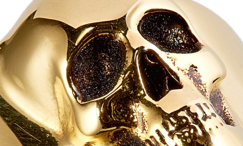 Skull Signet Ring In Gold