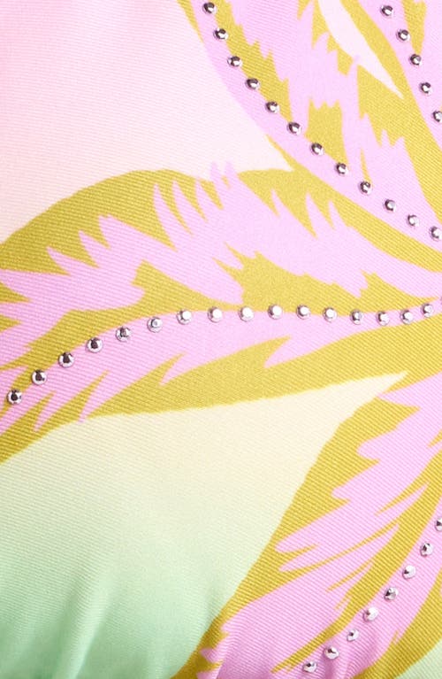 MAAJI MAAJI CANDY PALMS BALMY REVERSIBLE TRIANGLE BIKINI TOP