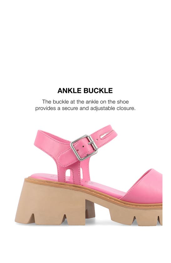 JOURNEE COLLECTION JOURNEE COLLECTION LUG PLATFORM SANDAL