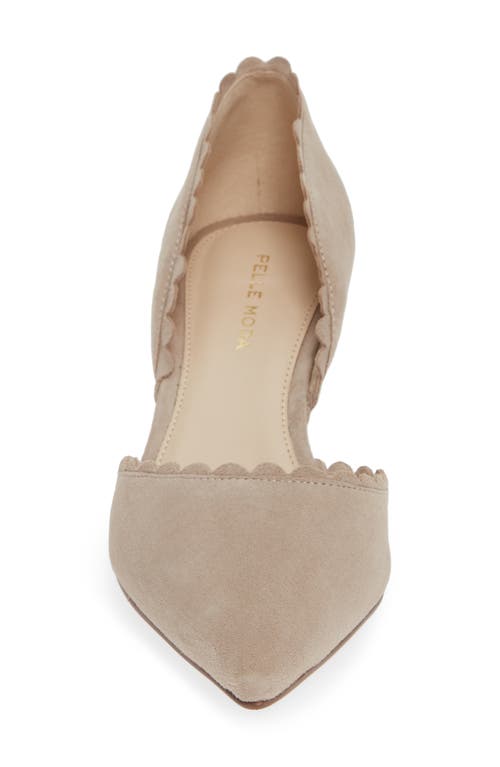 Pelle Moda Kenny D'orsay Pump In Mushroom Suede