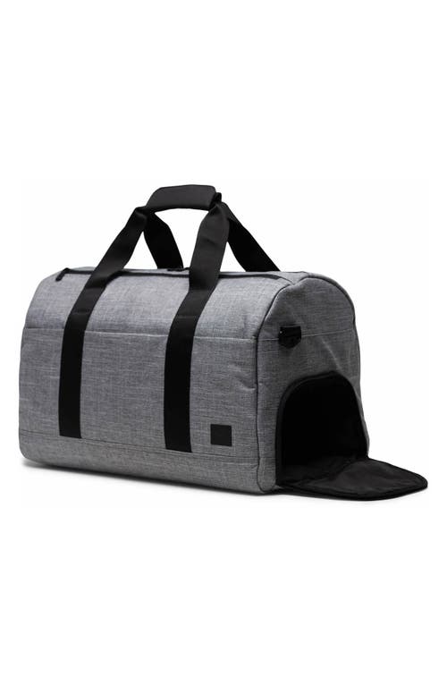 Herschel Supply Co . Duffle Bag In Raven Crosshatch