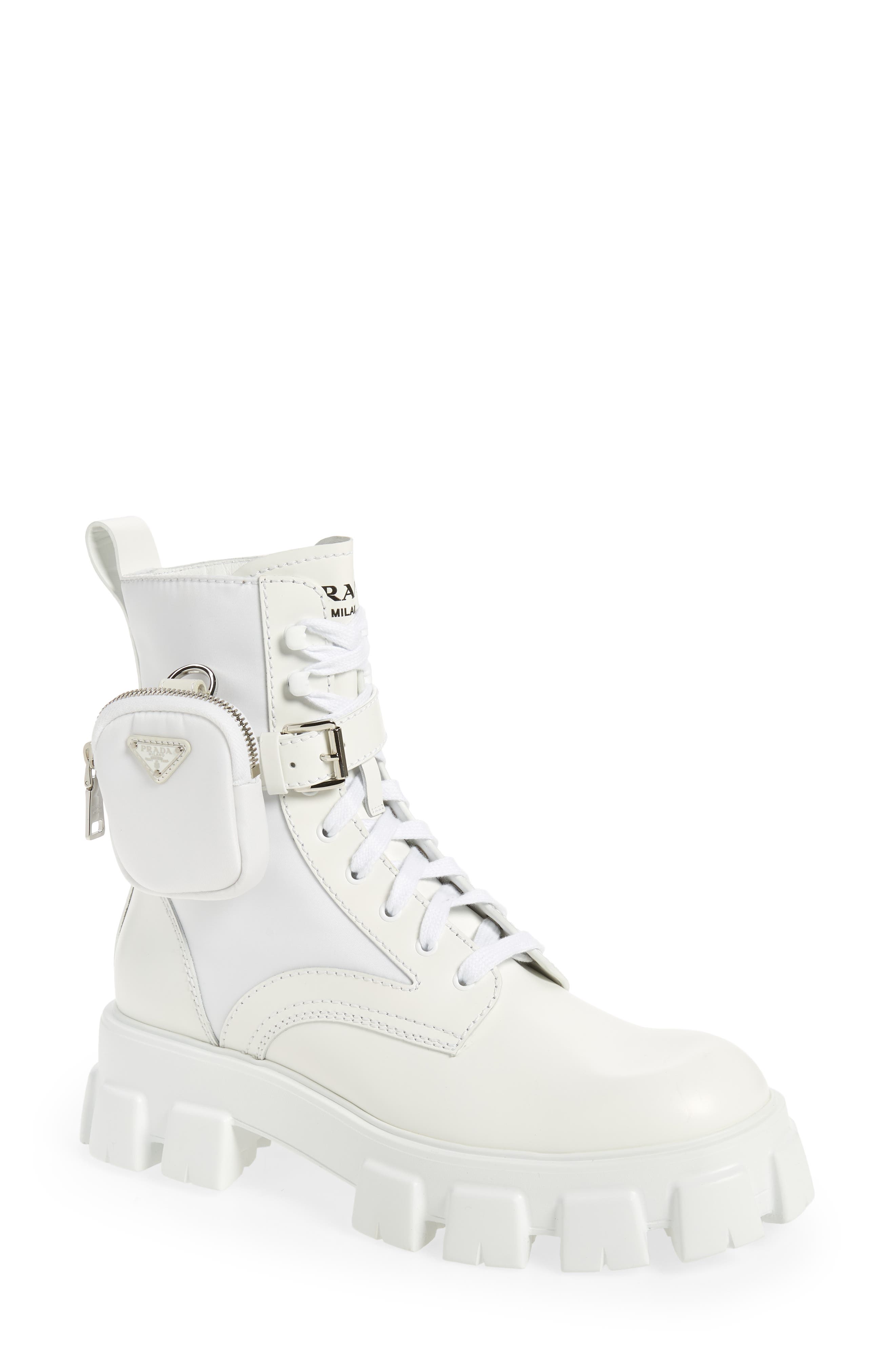 prada lug sole combat boots