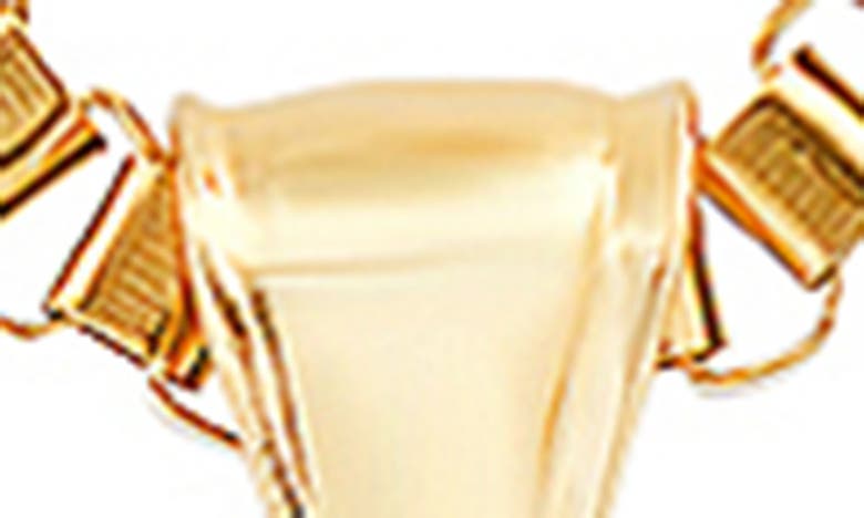 HMY JEWELRY HMY JEWELRY 18K GOLD PLATED STAINLESS STEEL IMITATION PEARL & CROSS PENDANT LAYERED NECKLACE