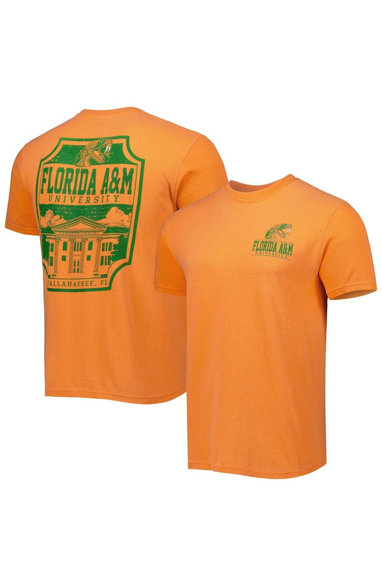 IMAGE ONE Men's Orange Florida A&M Rattlers Logo Campus Icon T-Shirt ...