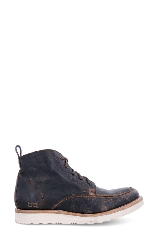 Bed Stu Lincoln Moc Toe Boot In Black Lux