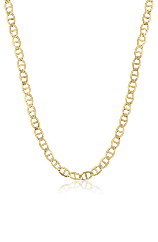 Best Silver Flat Marina Link Necklace In Gold