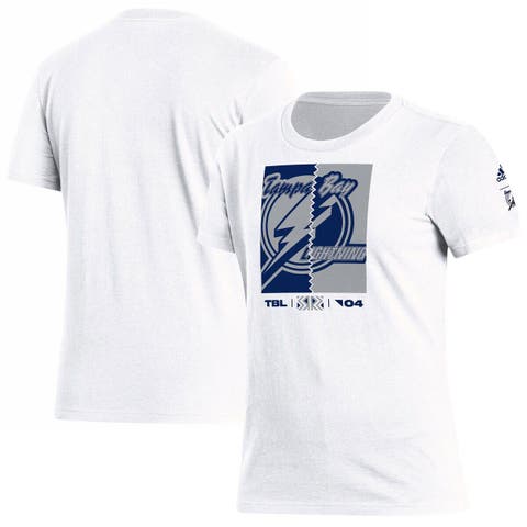 Men's adidas White Tampa Bay Lightning Reverse Retro 2.0 Fresh Playmaker  T-Shirt