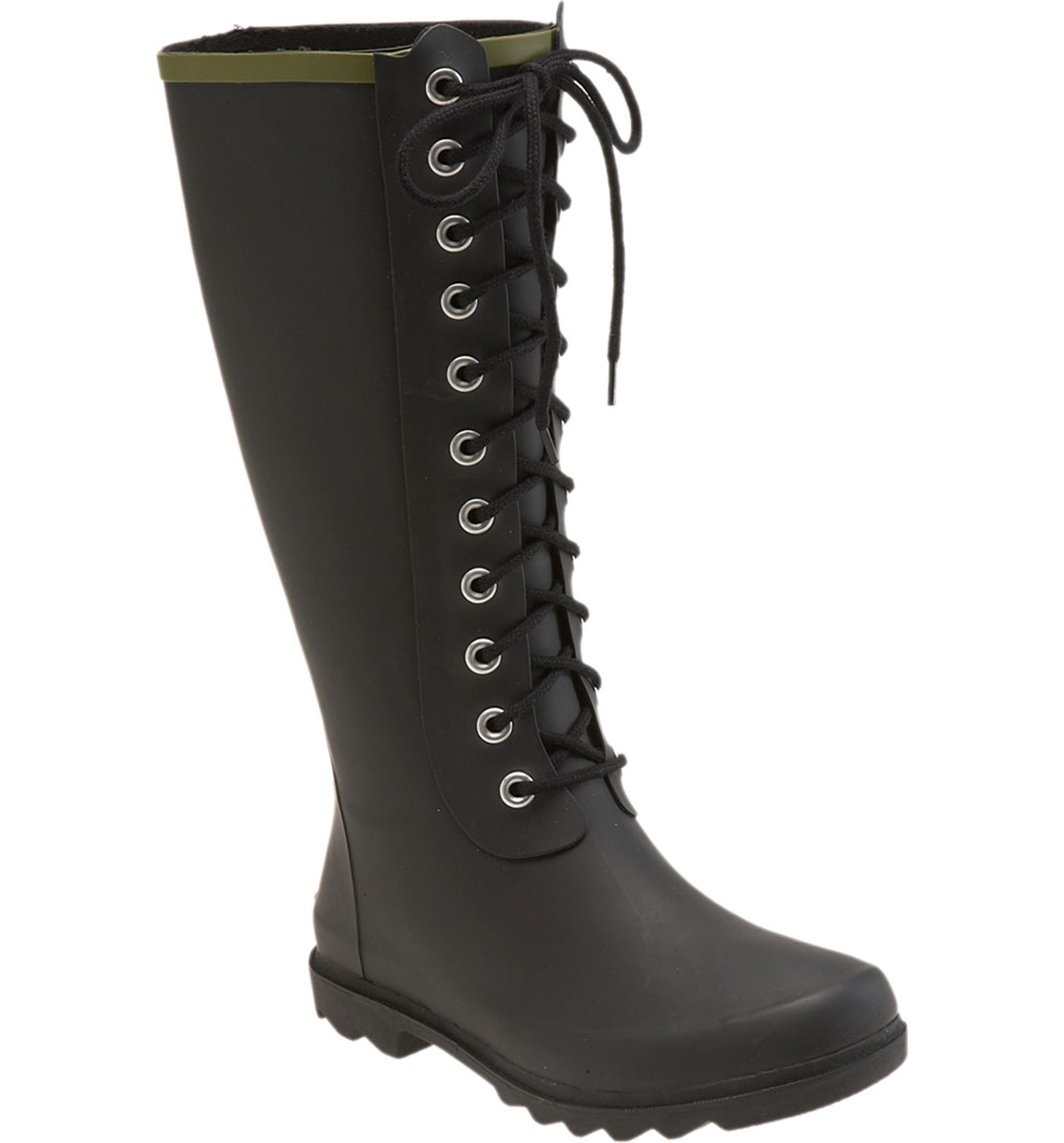 Chooka Lace-Up Rain Boot (Women) | Nordstrom