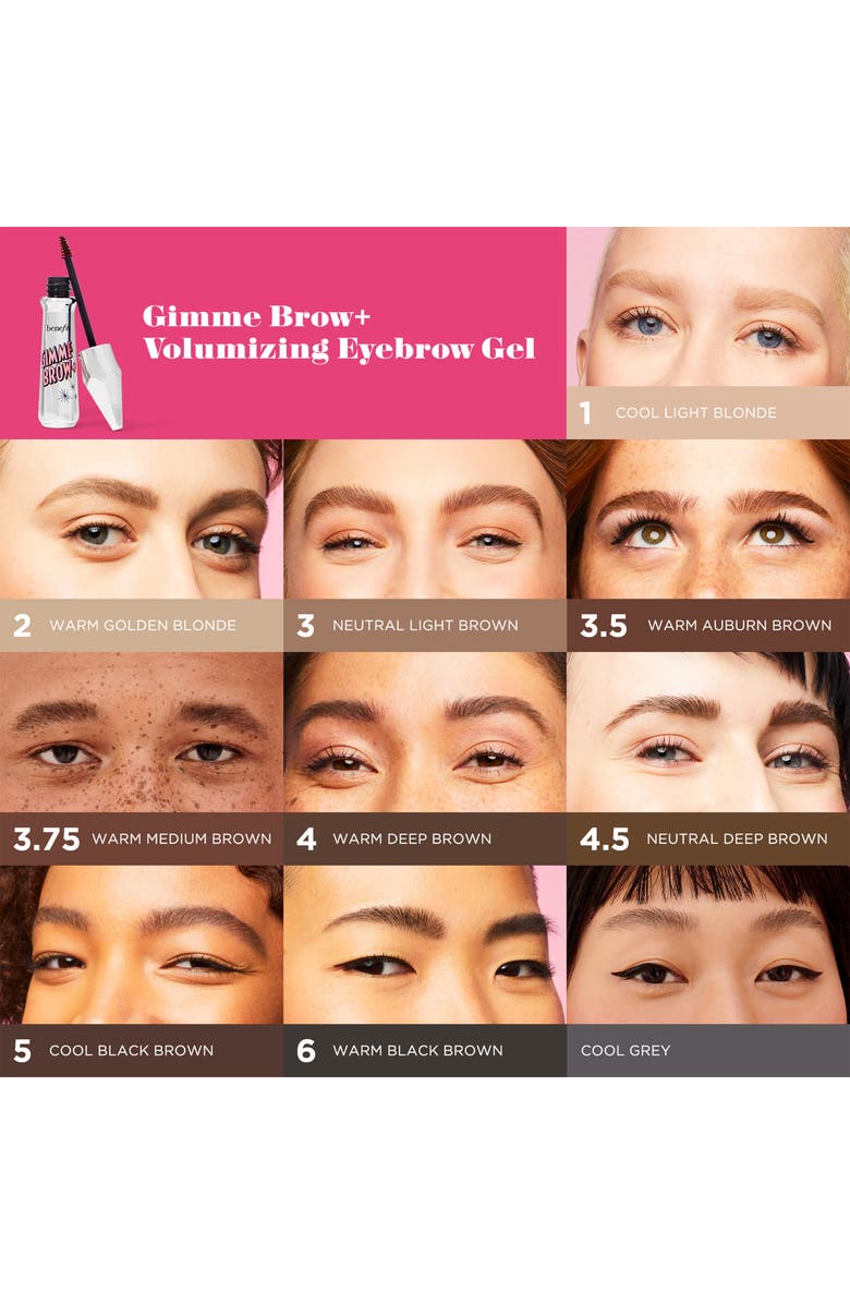 Benefit Cosmetics Gimme Brow+ Volumizing Eyebrow Gel, Alternate, color, Cool Grey