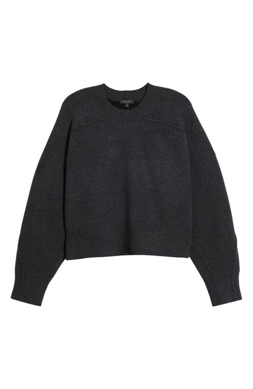 RAG & BONE RAG & BONE BRIDGET CREWNECK WOOL BLEND SWEATER 