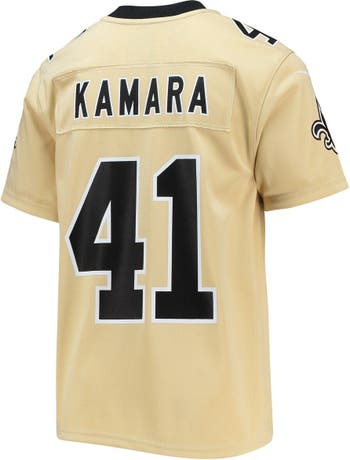 Nike Youth Nike Alvin Kamara Gold New Orleans Saints Inverted Team Game  Jersey