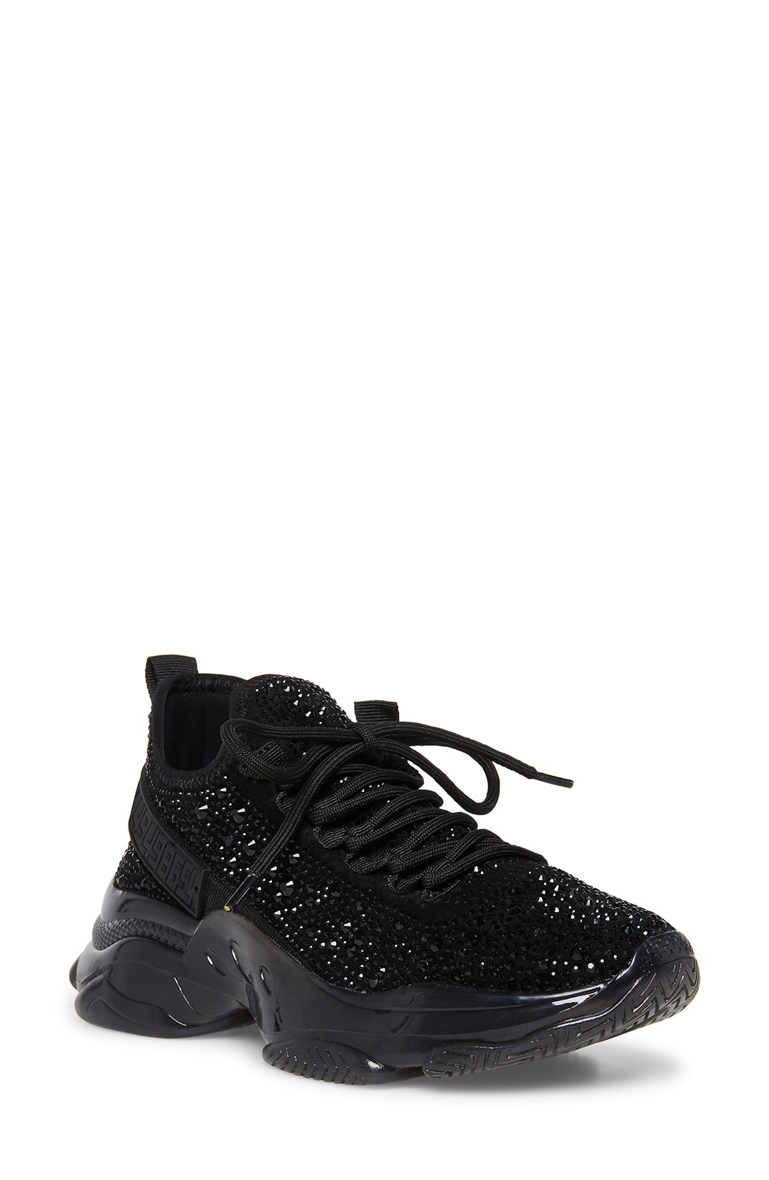 steve madden black sneakers