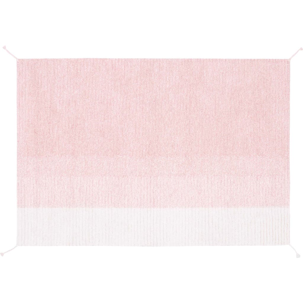 Lorena Canals Reversible Washable Recycled Cotton Blend Rug In Pink