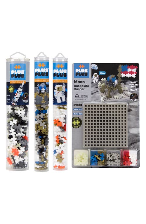 Plus-Plus USA Apollo 11 5-Piece Tubes & Baseplate Bundle in Grey at Nordstrom