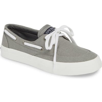 Sperry Crest Boat Sneaker- Grey