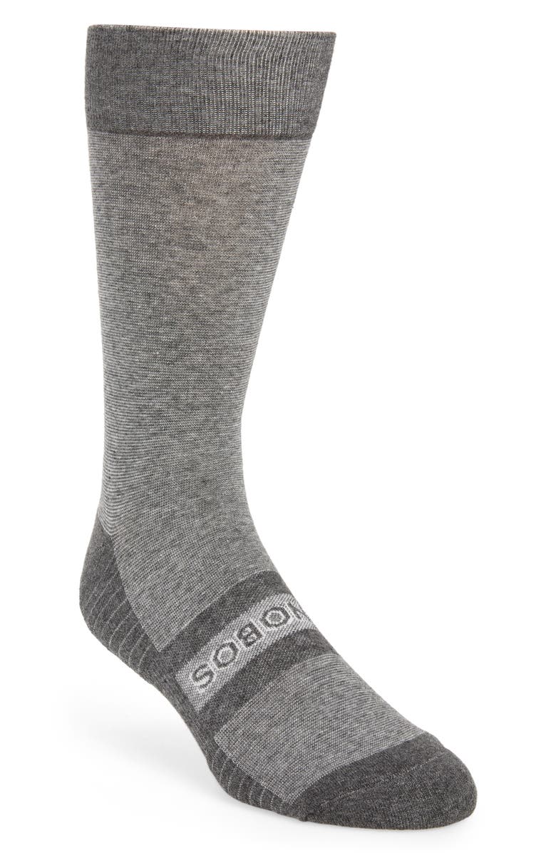 Bonobos Logo Stripe Dress Socks Nordstrom