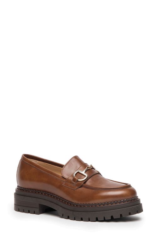 NeroGiardini Bit Platform Loafer in Cognac at Nordstrom, Size 11Us