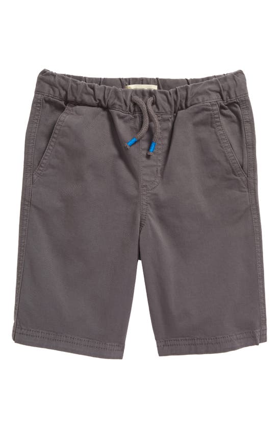 Tucker + Tate Kids' Essential Twill Shorts In Grey Castlerock