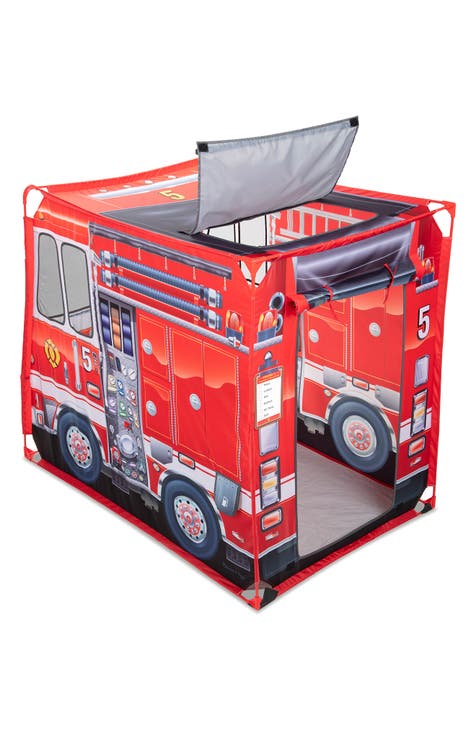 Fire station clearance play tent