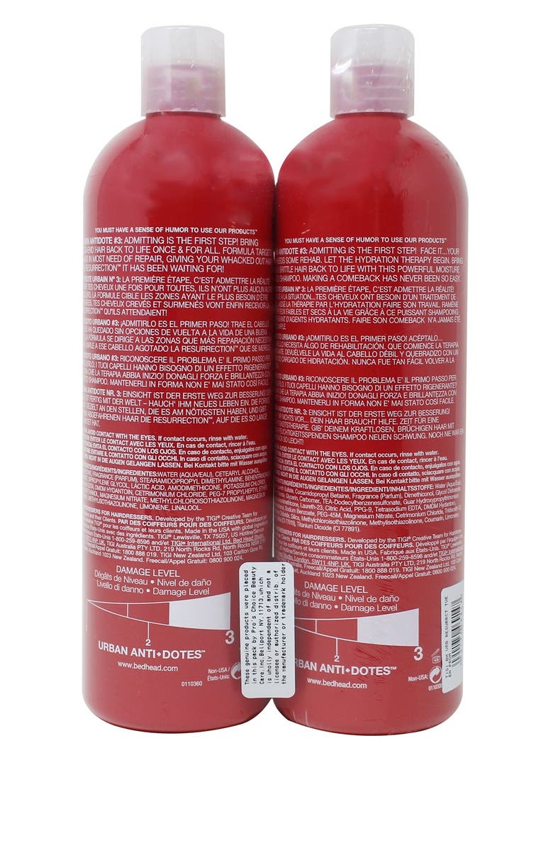 BEDHEAD TIGI Big Head Urban Anti + Dotes Resurrection Shampoo & Conditioner Set, Alternate, color, 