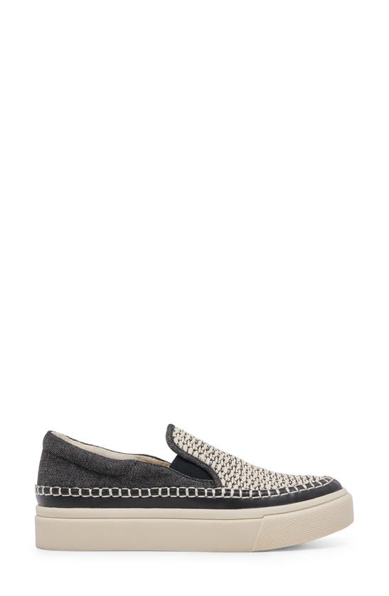 Shop Dolce Vita Scotti Slip-on Platform Sneaker In Black Multi Woven