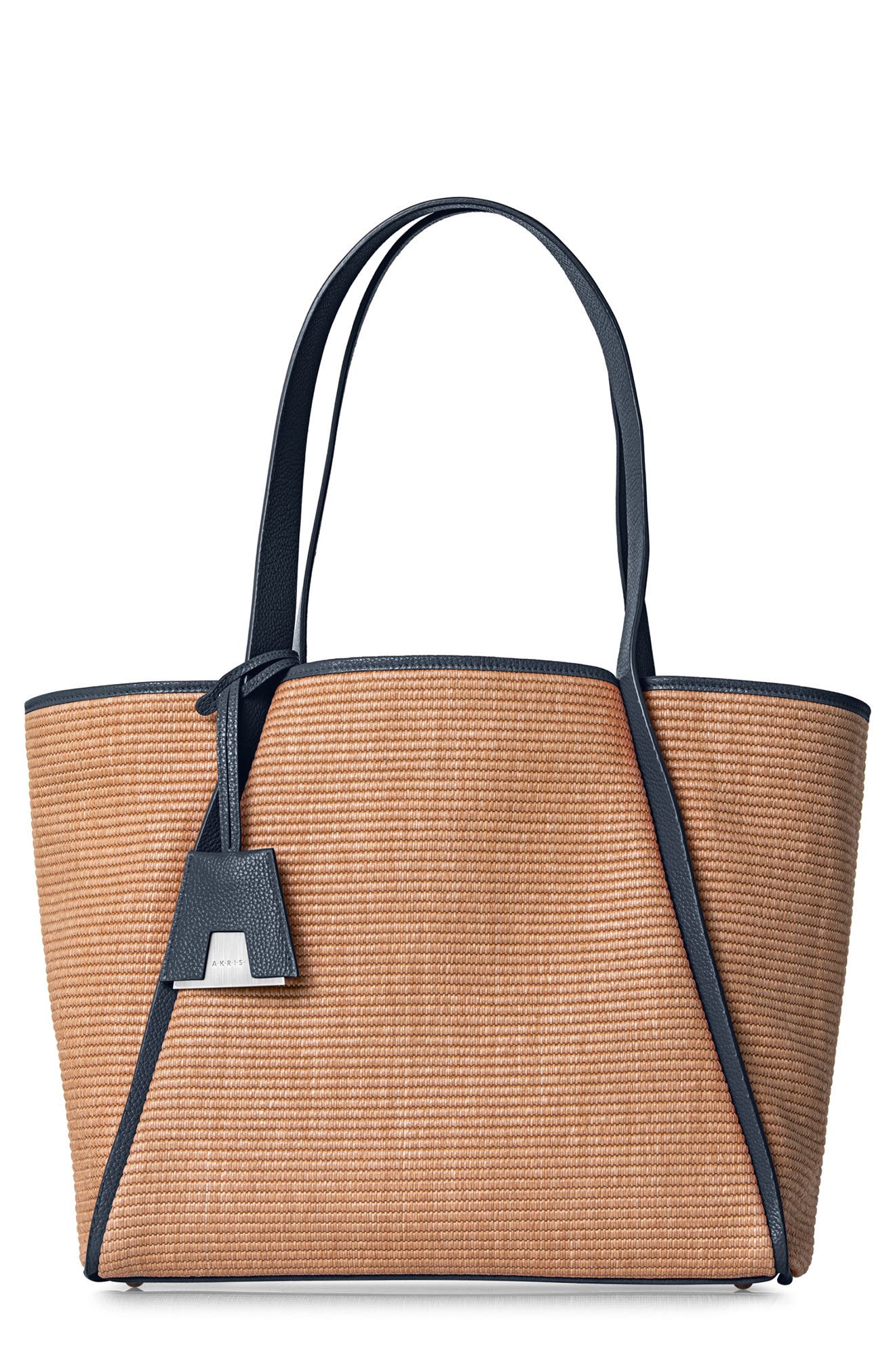 raffia leather bag
