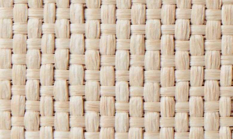 Mulberry Mini Clovelly Raffia Tote In Ecru-bright Oak
