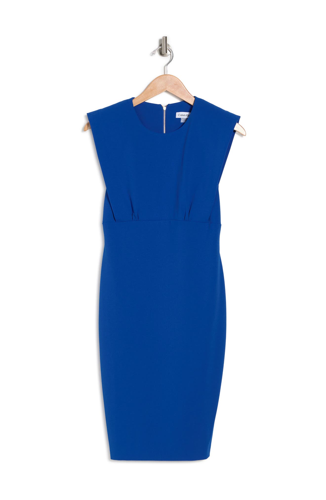 calvin klein solid sheath dress