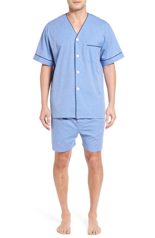 Majestic International Cotton Short Pajamas Blue at Nordstrom,